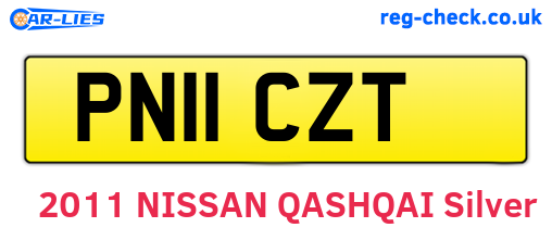 PN11CZT are the vehicle registration plates.