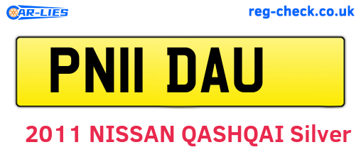 PN11DAU are the vehicle registration plates.