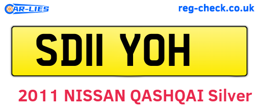 SD11YOH are the vehicle registration plates.