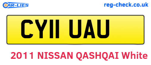 CY11UAU are the vehicle registration plates.
