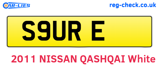 S9URE are the vehicle registration plates.