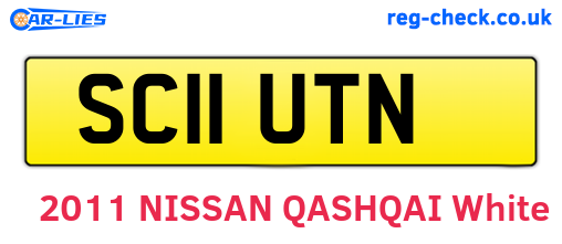 SC11UTN are the vehicle registration plates.
