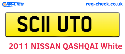 SC11UTO are the vehicle registration plates.