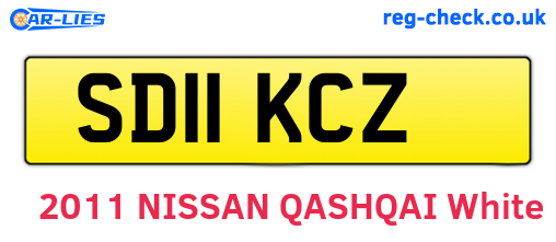 SD11KCZ are the vehicle registration plates.