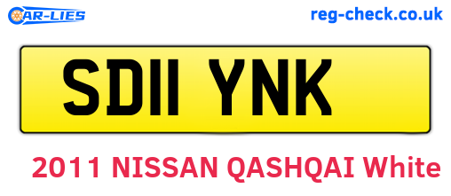 SD11YNK are the vehicle registration plates.