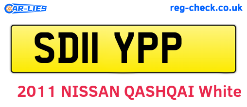 SD11YPP are the vehicle registration plates.