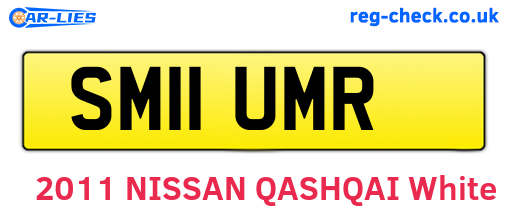 SM11UMR are the vehicle registration plates.