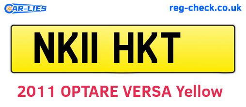 NK11HKT are the vehicle registration plates.