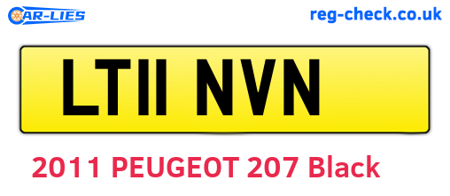 LT11NVN are the vehicle registration plates.