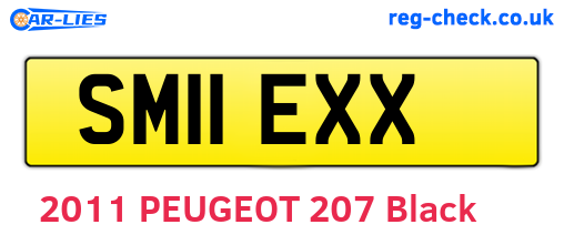 SM11EXX are the vehicle registration plates.