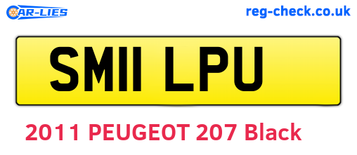 SM11LPU are the vehicle registration plates.