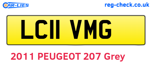 LC11VMG are the vehicle registration plates.
