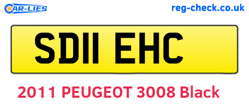 SD11EHC are the vehicle registration plates.