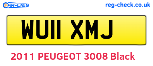 WU11XMJ are the vehicle registration plates.