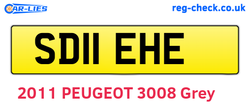 SD11EHE are the vehicle registration plates.