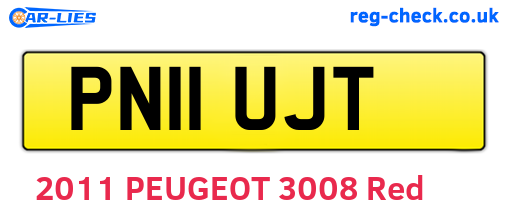 PN11UJT are the vehicle registration plates.