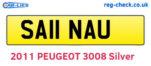 SA11NAU are the vehicle registration plates.