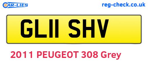 GL11SHV are the vehicle registration plates.