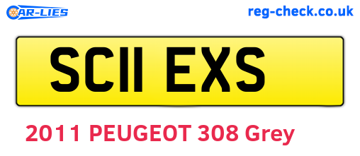 SC11EXS are the vehicle registration plates.