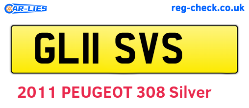 GL11SVS are the vehicle registration plates.