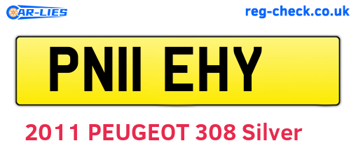 PN11EHY are the vehicle registration plates.