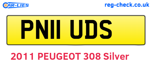 PN11UDS are the vehicle registration plates.