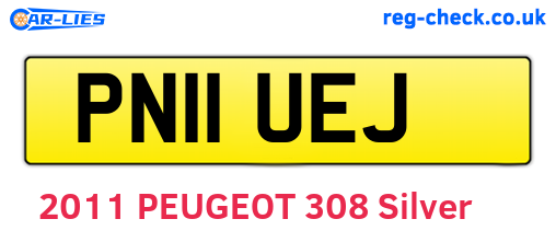 PN11UEJ are the vehicle registration plates.
