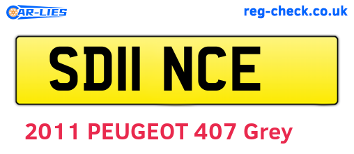 SD11NCE are the vehicle registration plates.