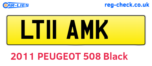 LT11AMK are the vehicle registration plates.