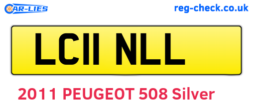 LC11NLL are the vehicle registration plates.