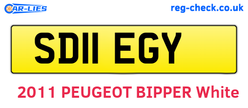 SD11EGY are the vehicle registration plates.