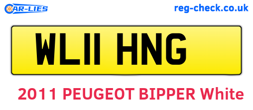 WL11HNG are the vehicle registration plates.