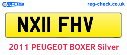 NX11FHV are the vehicle registration plates.