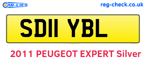 SD11YBL are the vehicle registration plates.