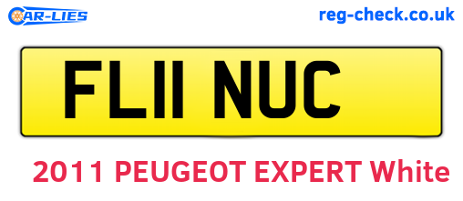 FL11NUC are the vehicle registration plates.