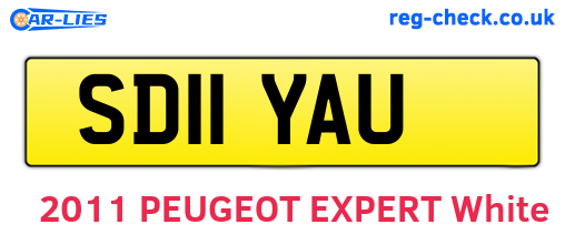 SD11YAU are the vehicle registration plates.