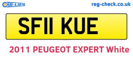 SF11KUE are the vehicle registration plates.