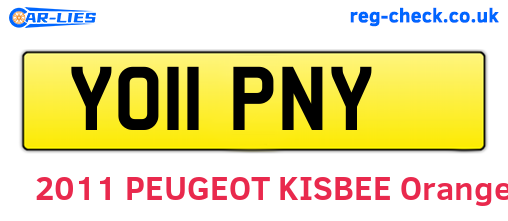 YO11PNY are the vehicle registration plates.