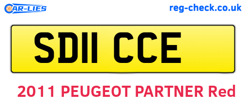 SD11CCE are the vehicle registration plates.