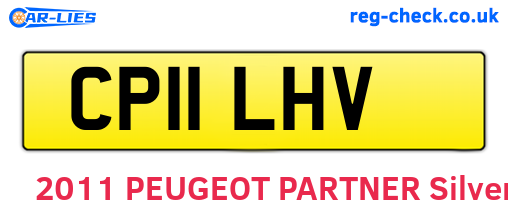 CP11LHV are the vehicle registration plates.