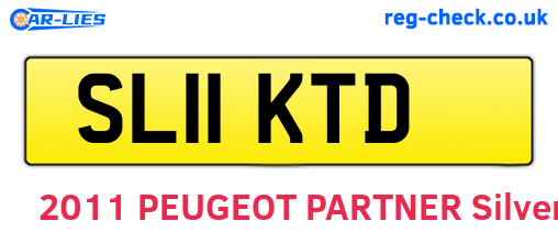 SL11KTD are the vehicle registration plates.