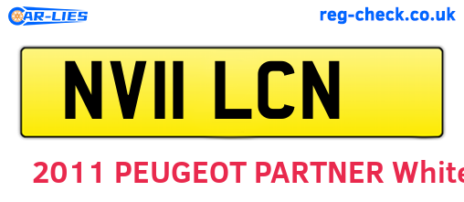 NV11LCN are the vehicle registration plates.