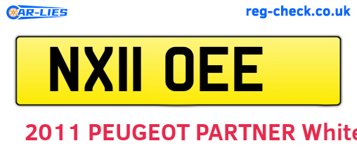 NX11OEE are the vehicle registration plates.