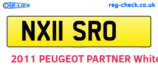 NX11SRO are the vehicle registration plates.