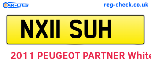 NX11SUH are the vehicle registration plates.