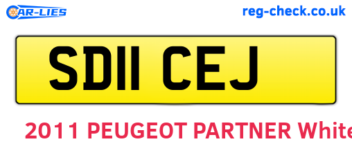 SD11CEJ are the vehicle registration plates.