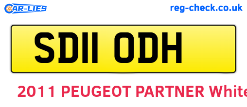 SD11ODH are the vehicle registration plates.