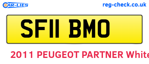SF11BMO are the vehicle registration plates.