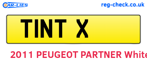 T1NTX are the vehicle registration plates.