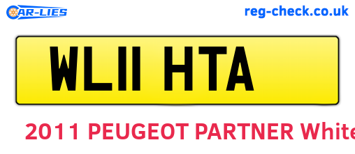 WL11HTA are the vehicle registration plates.